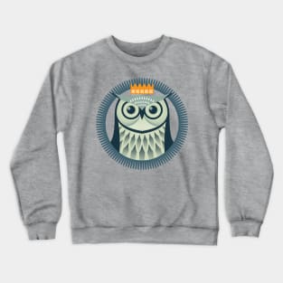 Crowned Owl Crewneck Sweatshirt
